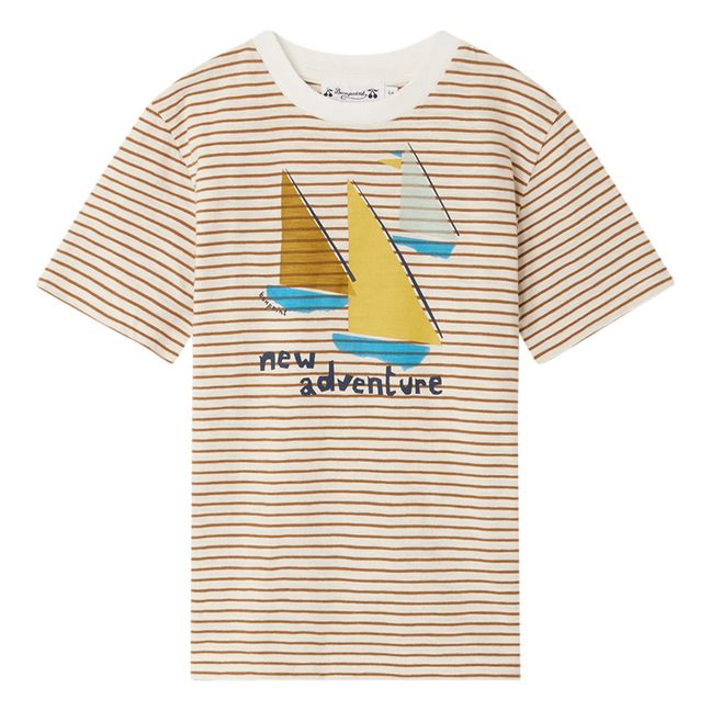 Thibald Striped T-Shirt | Caramelo