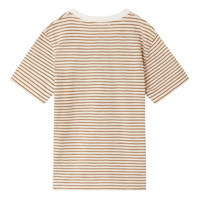 T-Shirt Rayé Thibald | Caramel