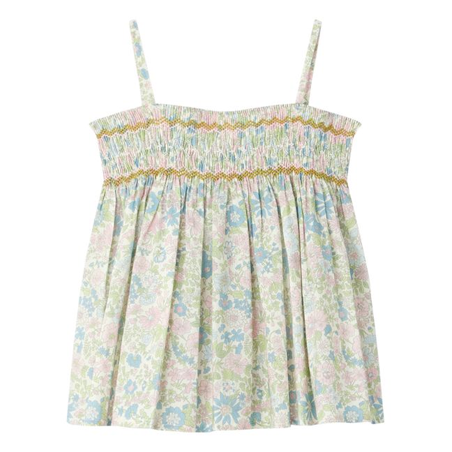 Top à Bretelles Liberty Exclusif Apolline | Ecru