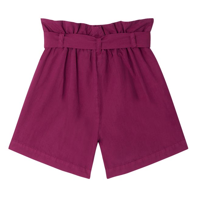 Pantalón corto Nath | Ciruela