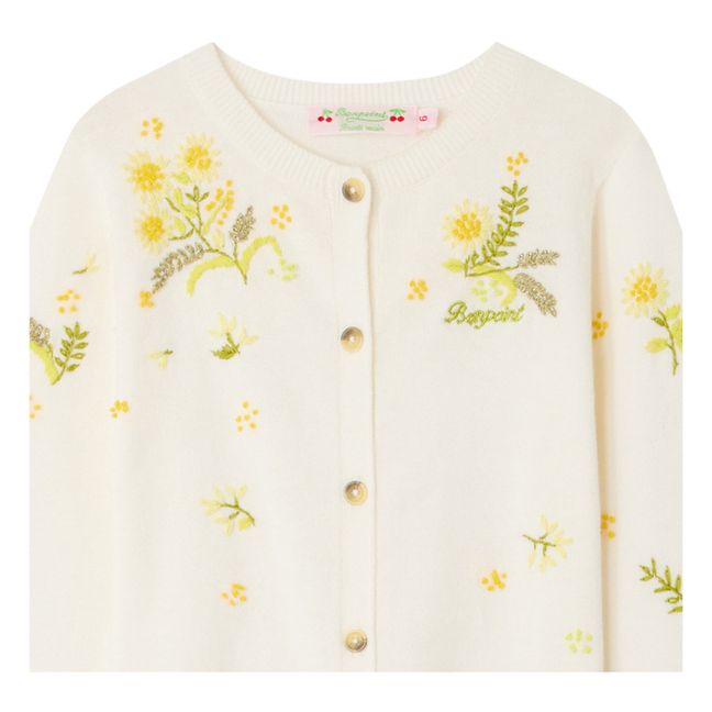 Cardigan Brodé Toesie | Ecru