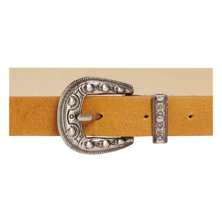 Cowboy Leather Belt | Kamelbraun- Produktbild Nr. 1
