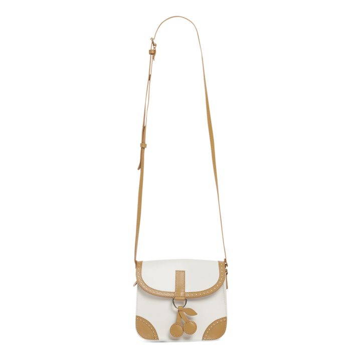Sac Cuir Bicolore Tadam | Ecru- Image produit n°2