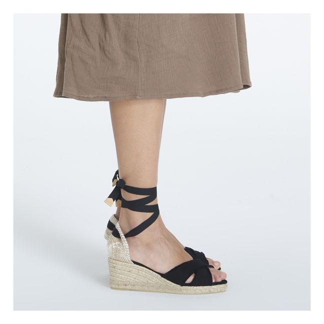 Bluma Espadrilles - 6 cm | Nero