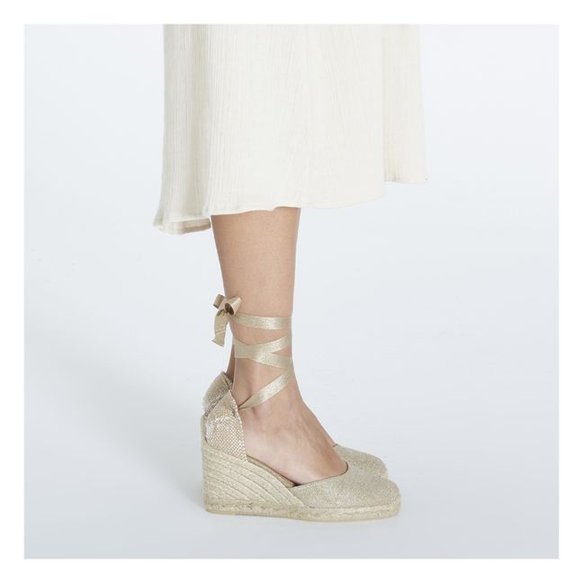 Espadrillas Carina in lurex | Dorato