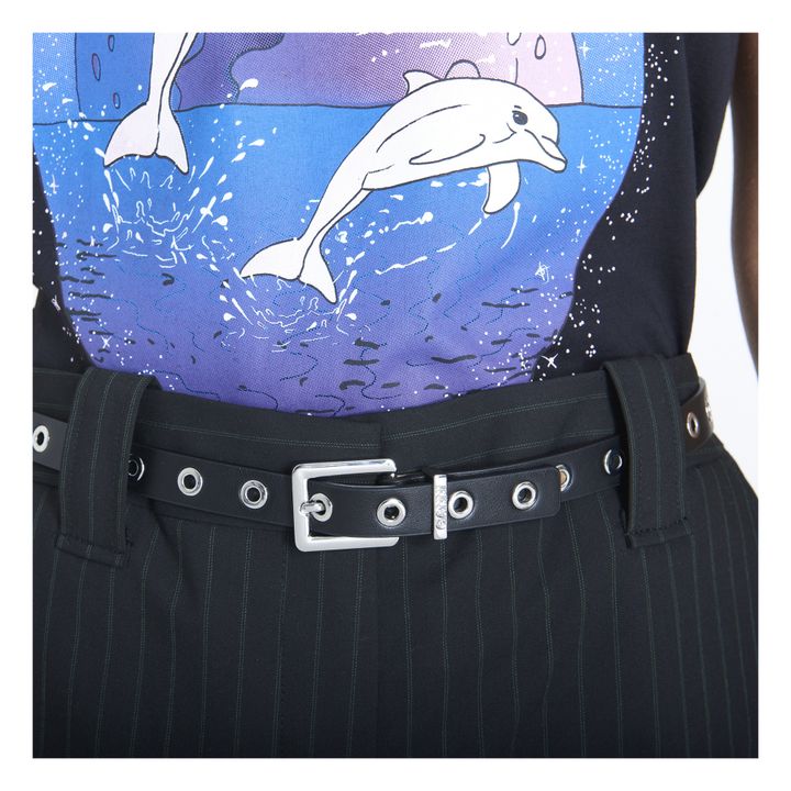 Ceinture Sans Trou Réglable Automatique En Cuir Véritable