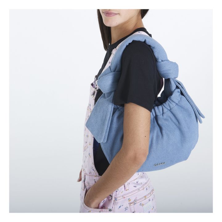 Mini Rodini - Organic Cotton Denim Backpack - Blue