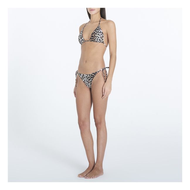 Bikinihose mit Muster | Leopard