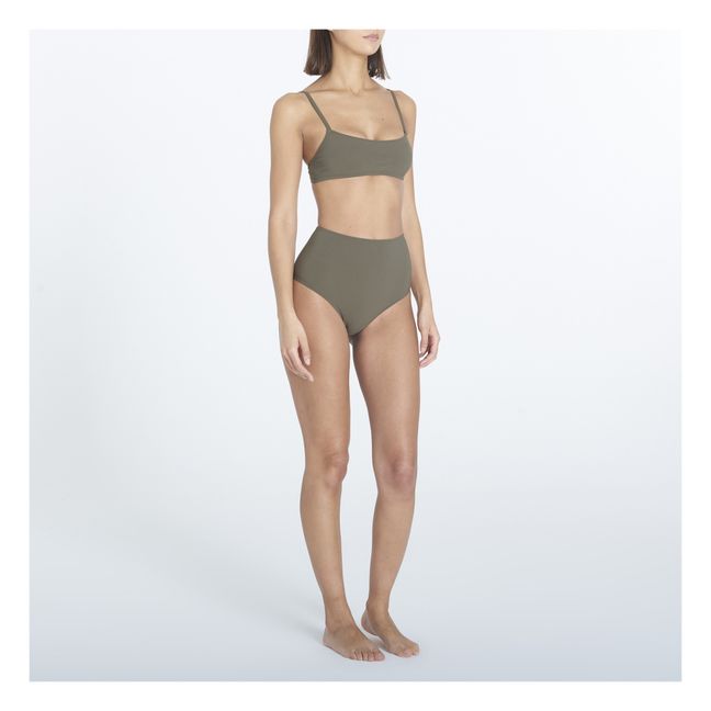 Bikini hohe Taille Unidici | Olive