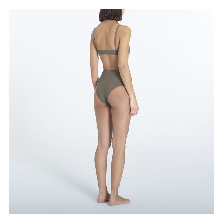 Bikini hohe Taille Unidici | Olive- Produktbild Nr. 2
