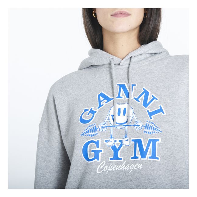 Sweatshirt Isoli Oversize Gym Bio-Baumwolle | Grau