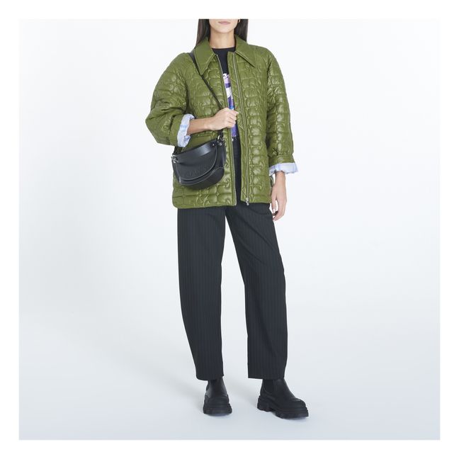 Veste Matelassée Shiny Matières Recyclées | Vert kaki