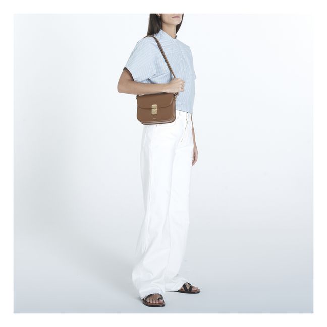 Tasche Grace Small Glattleder | Capuccino