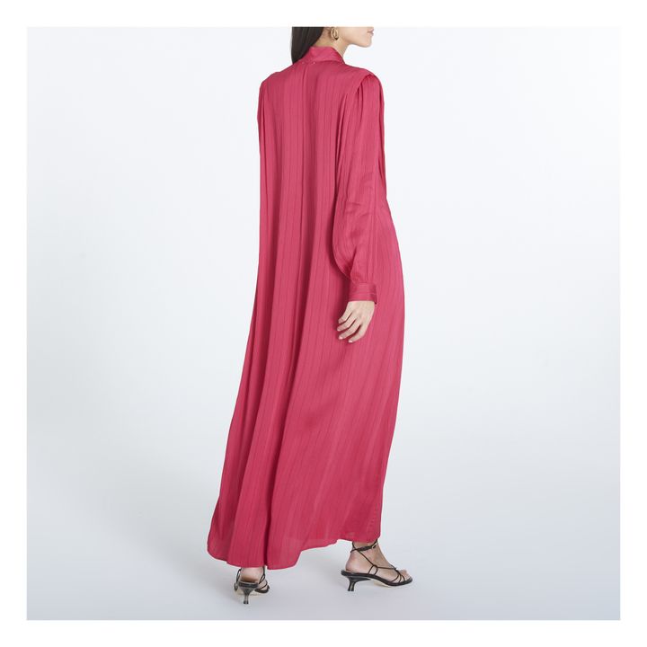 Buttoned Dress | Rosso- Immagine del prodotto n°2