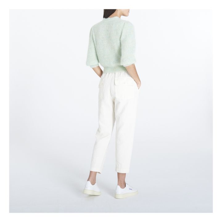 Pantalon Fortin Coton et Lin | Craie- Image produit n°2