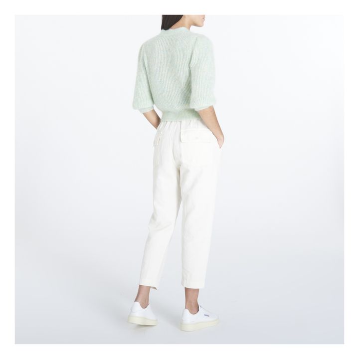 Valent Mohair Cardigan | Verde agua- Imagen del producto n°2