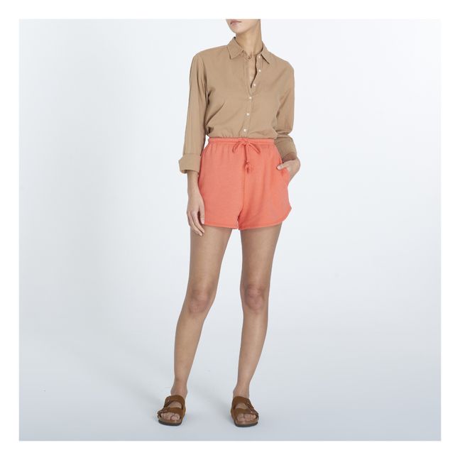 Beau Cotton Poplin Shirt | Nocciola