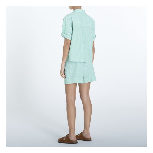 Amalfi Teddy Striped Shirt | Grün