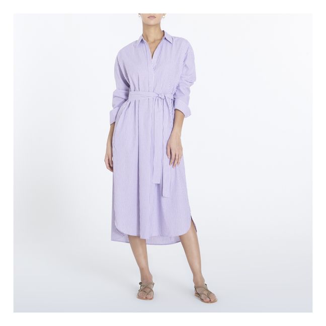 Marlowe Amalfi Striped Dress | Purple