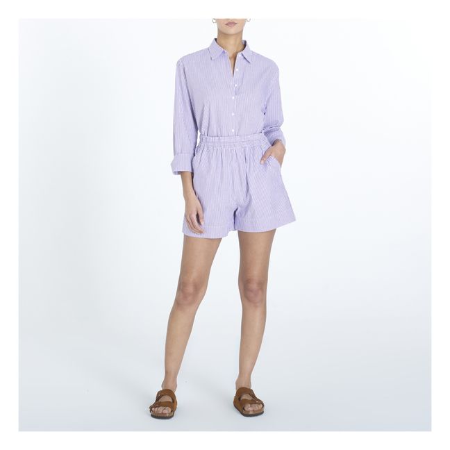Caysen Amalfi Striped Shorts | Violett
