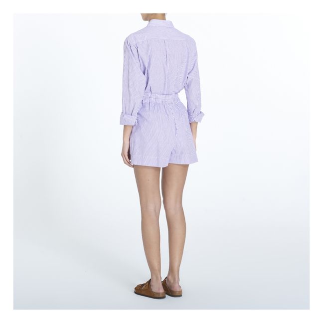 Caysen Amalfi Striped Shorts | Purple