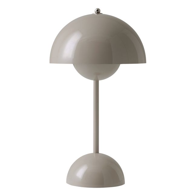 Lampe à poser portative Flowerpot VP9, Verner Panton | Grey