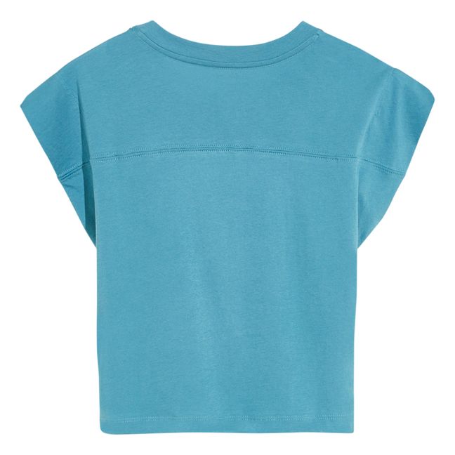 Crom T-Shirt | Grey blue