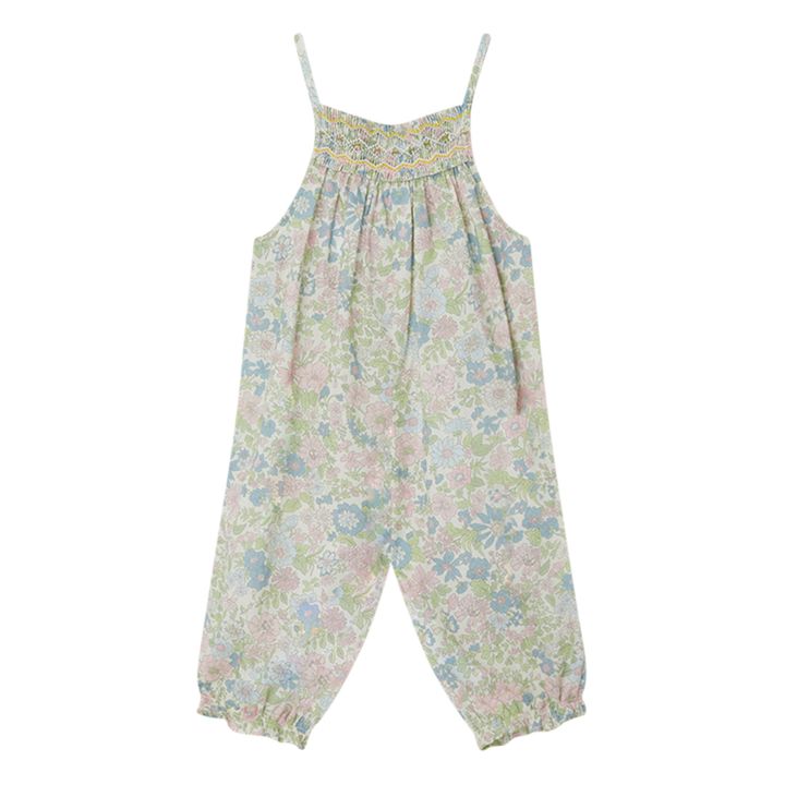 Lilisy Exclusive Liberty Print Smocked Jumpsuit | Seidenfarben- Produktbild Nr. 2