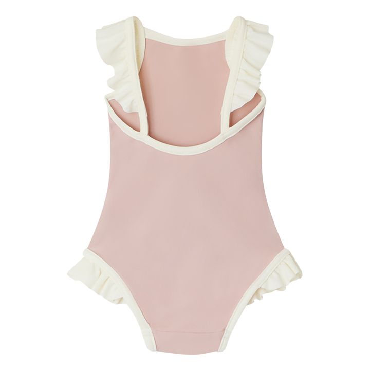 Maillot de bain une pièce boutonné rose Cassiopée