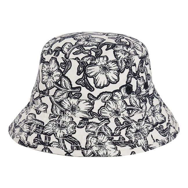 Piob Floral Hat | Nero