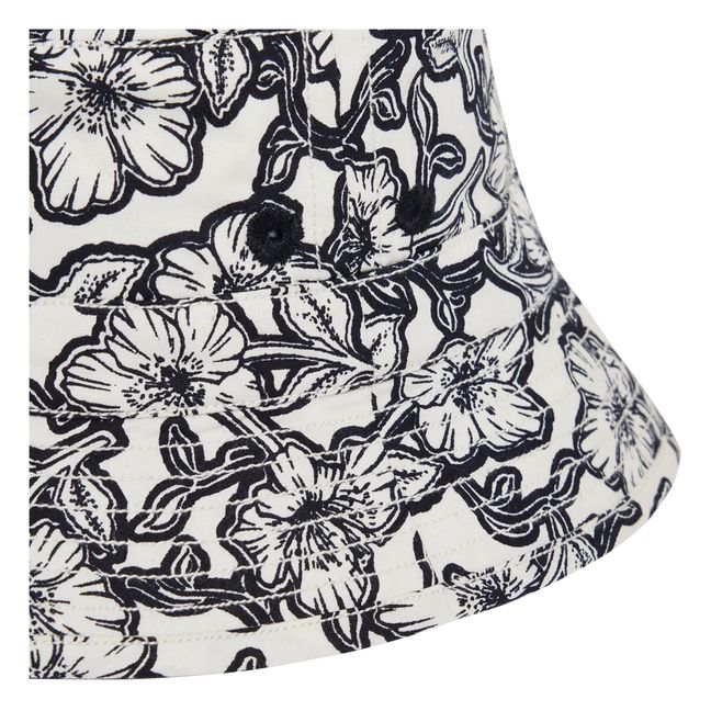 Piob Floral Hat | Nero