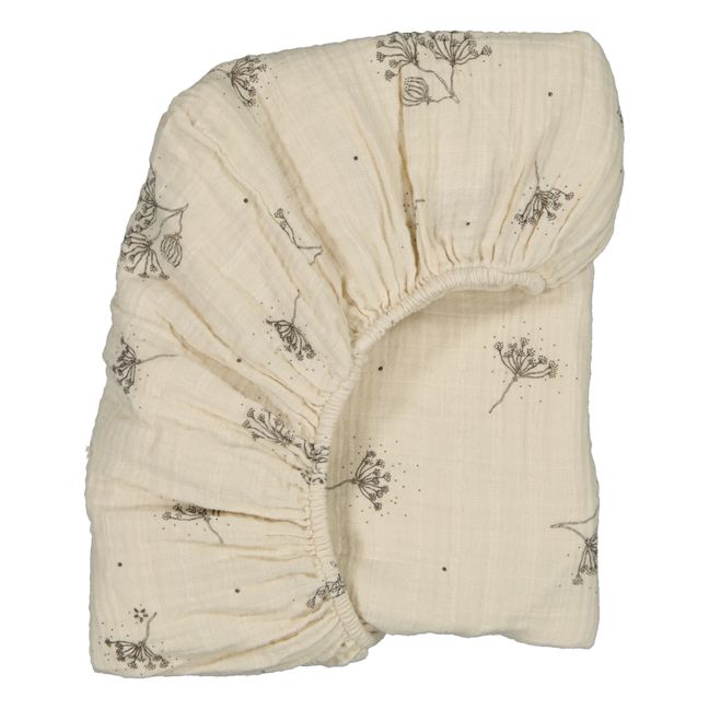 Olivia Ombrelle Fitted Sheet | Seta greggia