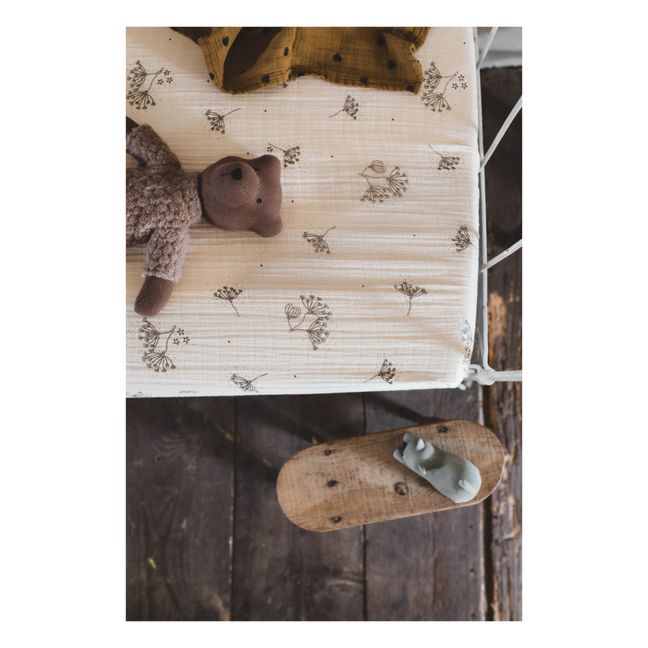 Olivia Ombrelle Fitted Sheet | Seta greggia