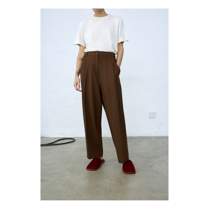 New Age Tailored Wool Pants | Rame- Immagine del prodotto n°3