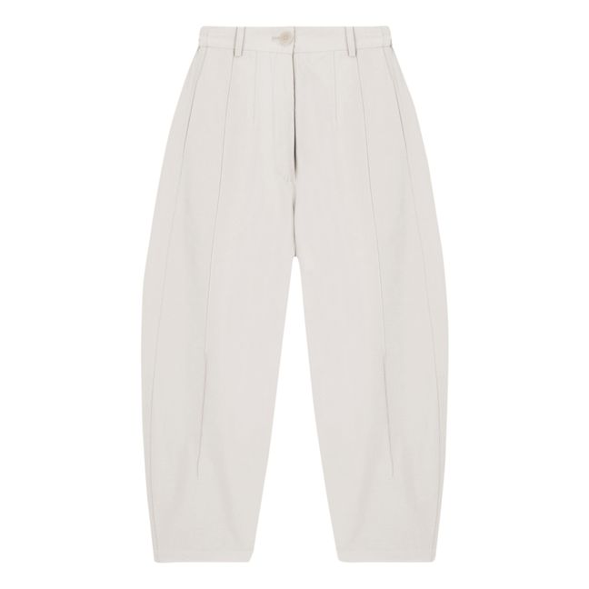 Pantalon Incurvé | Blanco