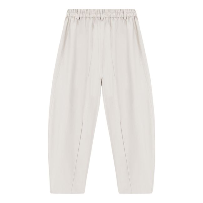 Pantalon Incurvé | White