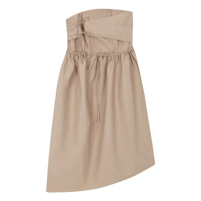 Robe Bustier | Beige