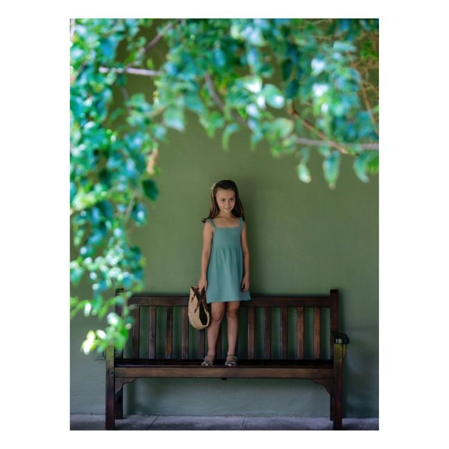Lara Organic Cotton Dress | Blu