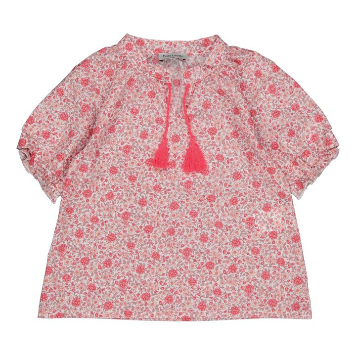Blusa de algodón orgánico Cécile | Rosa- Imagen del producto n°0