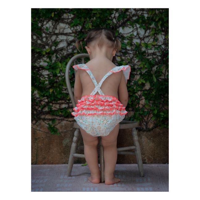Lili Organic Cotton Romper | Crudo