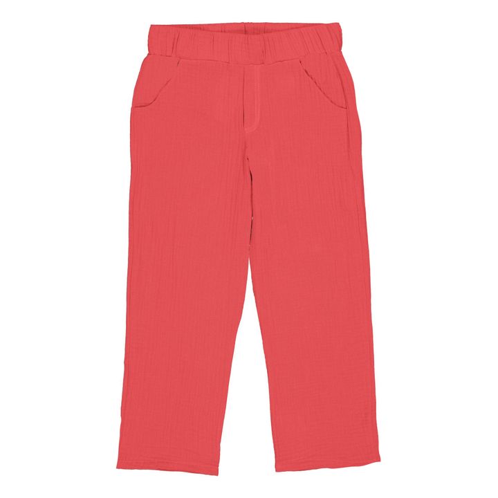 Paul Organic Cotton Pants | Rojo- Imagen del producto n°0