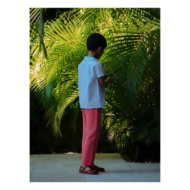 Pantalones Paul de algodón ecológico | Rojo