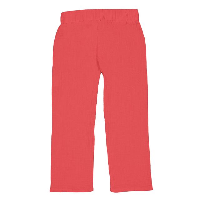 Pantalon Coton Bio Paul | Rouge