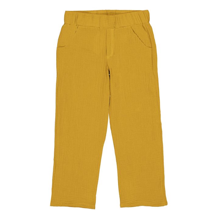 Paul Organic Cotton Pants | Mustard- Product image n°0