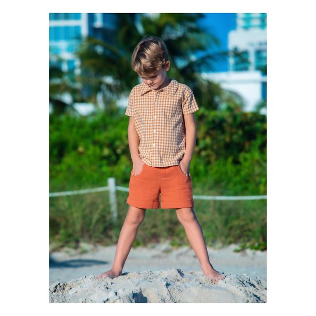 Short Coton Bio Alain | Rouille