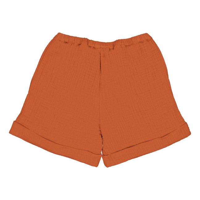 Short Coton Bio Alain | Rouille