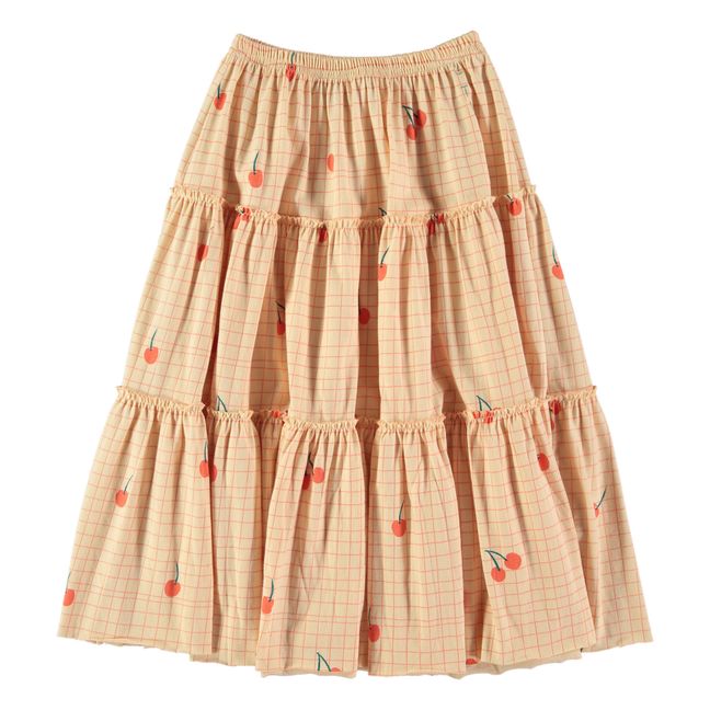 Kat Organic Jersey Skirt  | Rosa Palo
