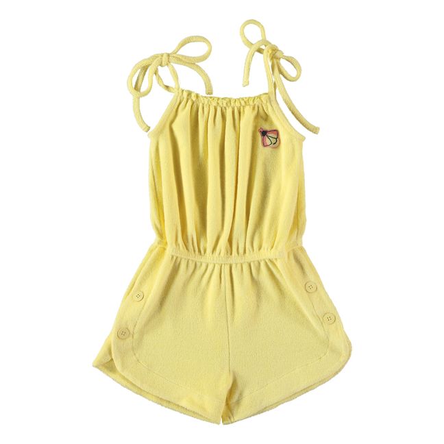 Combishort Eponge Coton Bio Billie | Jaune pâle