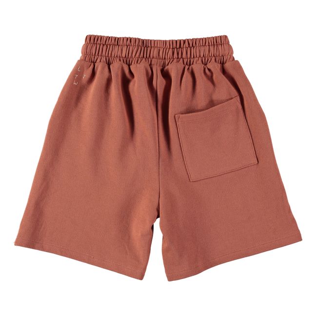 Meraki Organic Fleece Shorts | Terracotta