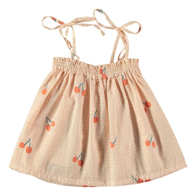 Top à Bretelles Coton Bio Virgo  | Pale pink